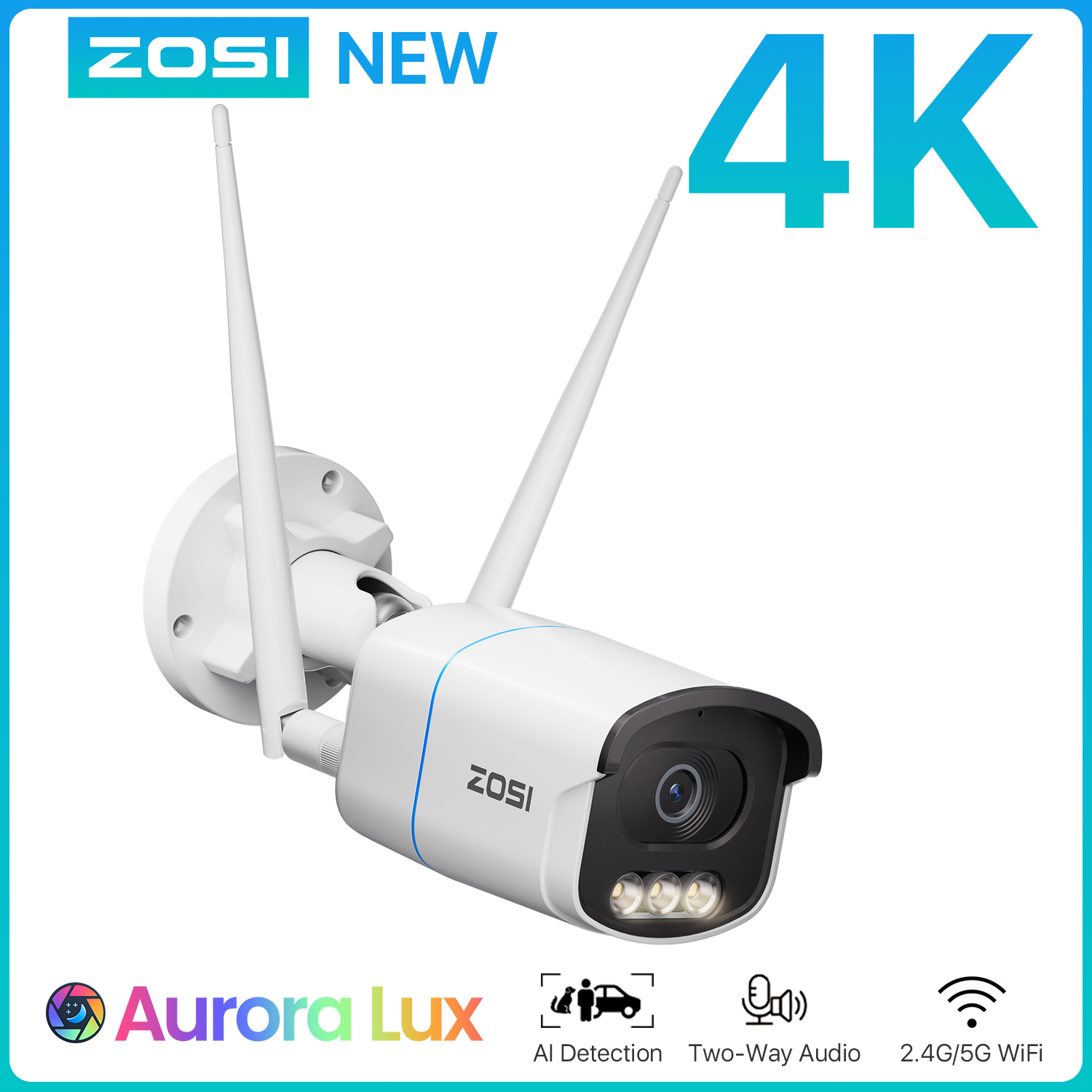 Cctv Camera System 8 Camera Wireless - ZOSI C186A 4K 8MP WiFi камера