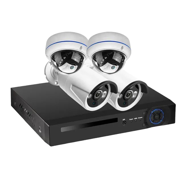 Nvr Kit 4 Camera 5Mp Poe - Комплект IP-камер видеонаблюдения POE 4MP 5MP