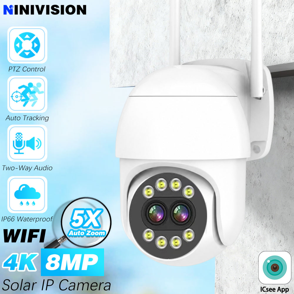 Ip Camera 4K 8Mp Outdoor Ptz - 8 МП 4K IP-камера ICsee Speed