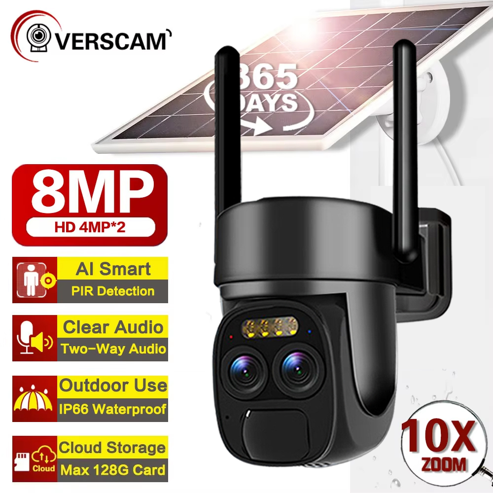 Ip Camera 4K 8Mp Outdoor Ptz - IP-Камера уличная, 8 Мп, 4K, 10X,