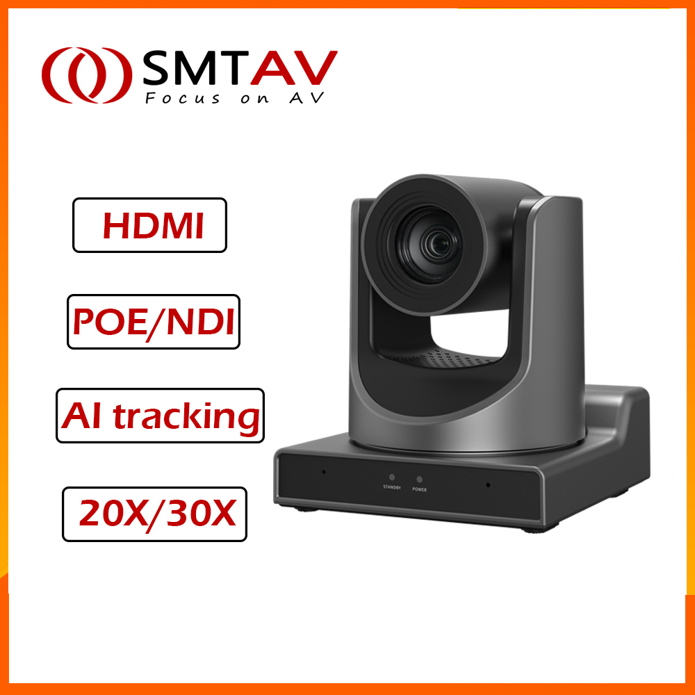 Ptz Camera 30X Zoom Poe - SMTAV AI отслеживание NDI PTZ камера