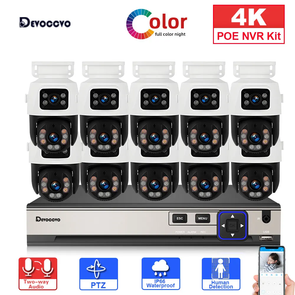 Cctv Nvr System 8 Channel 4K Poe - Комплект H.265 8CH POE NVR для