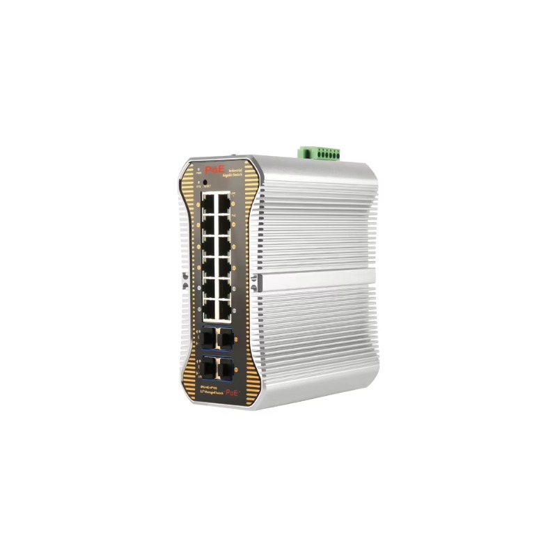 Nvr Poe Switch 16 Port - Управляемый промышленный коммутатор PoE L3, 16-портовый